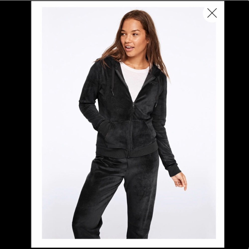 Victoria’s Secret Pink velour hoodie